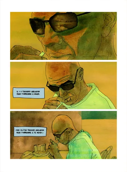 Planche 1 de Les Brûlures