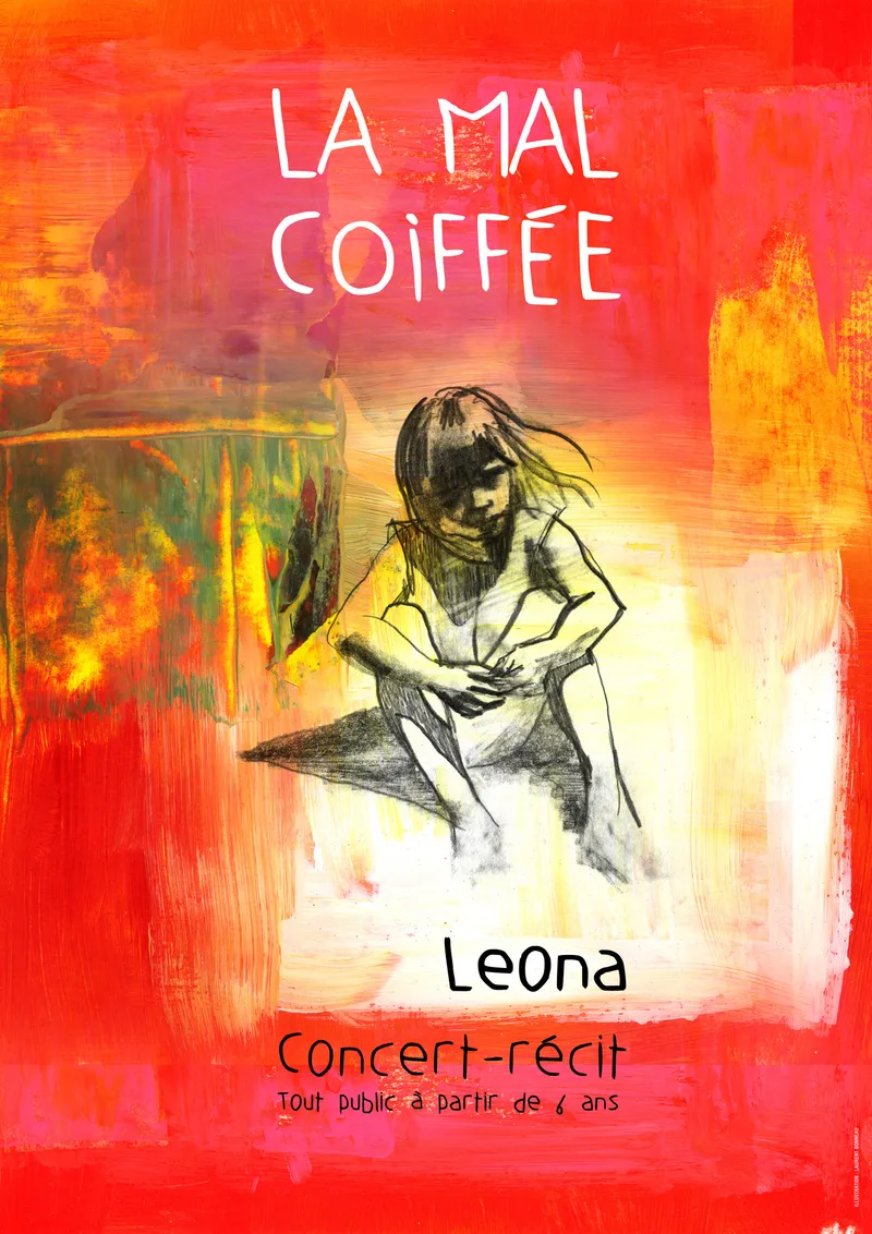 Affiche Concert de La Mal Coiffée - Leona