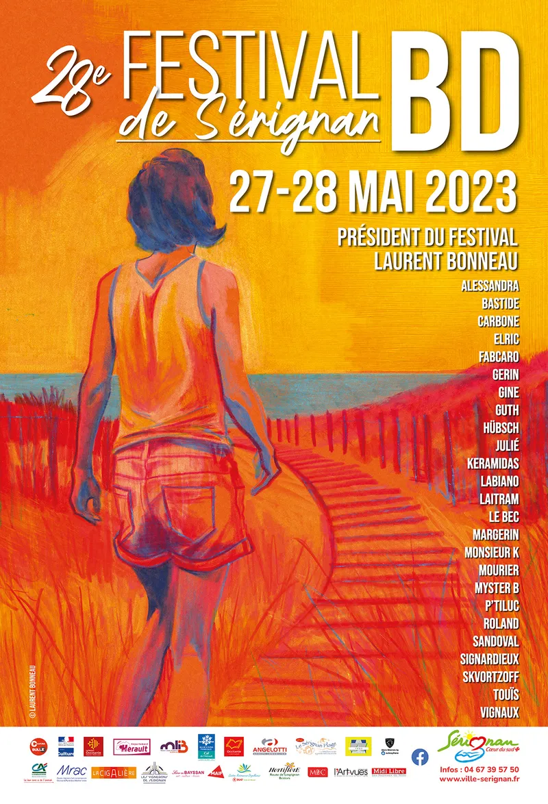 Affiche Festival BD de Sérignan - 2023